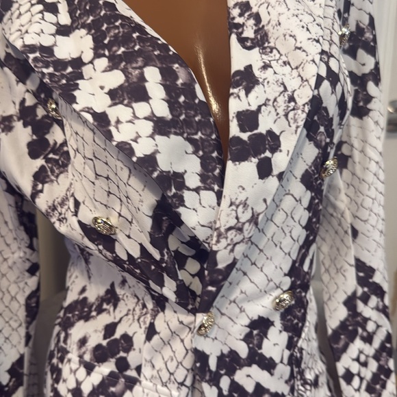 Snake print fashion blazer - Picture 2 of 4